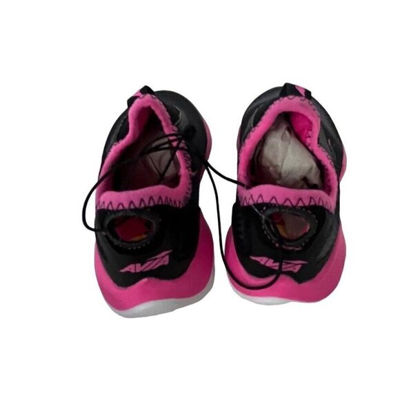 AVIA AVI BREEZE TODDLER GIRLS’ RUNNING SHOE, Black/Pink, Sz. 5 - Picture 4 of 8